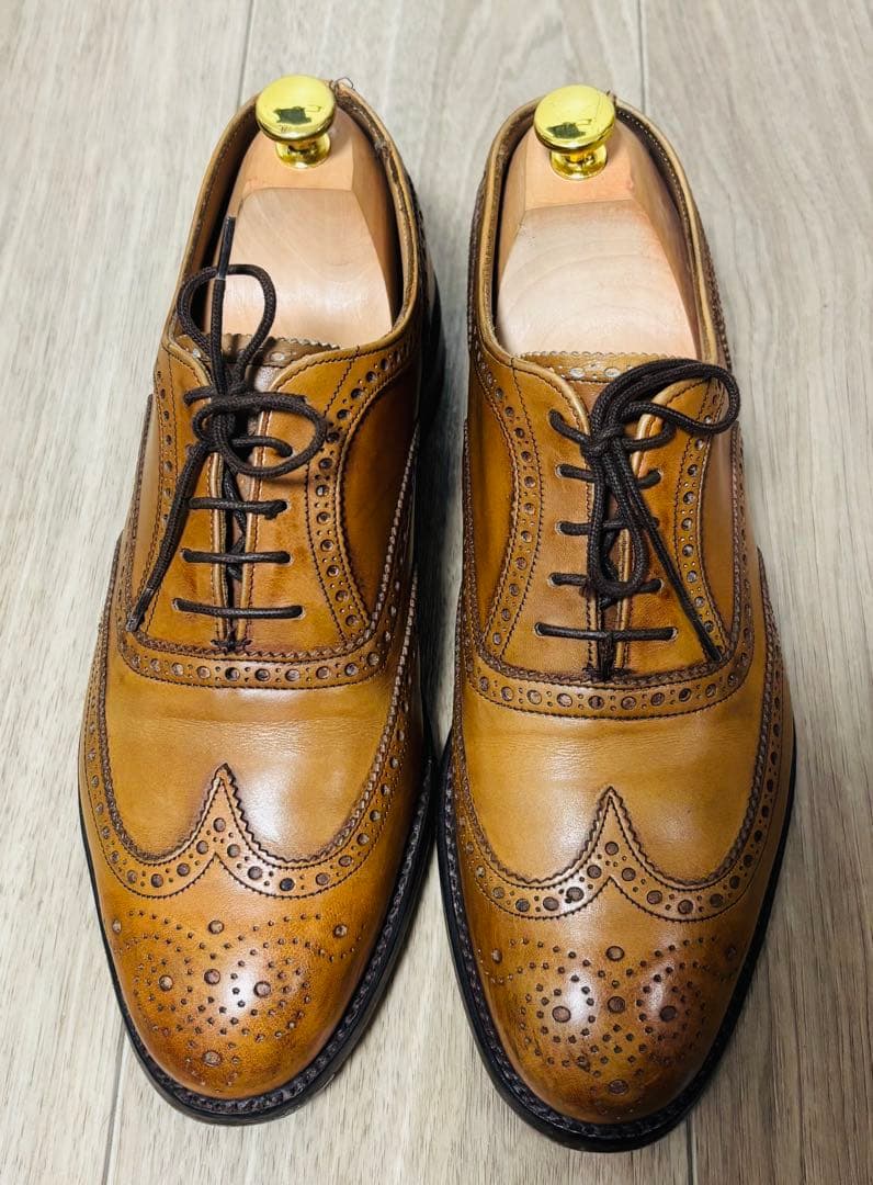 JOSEPH CHEANEY arthur ブラウンウィングチップシューズ