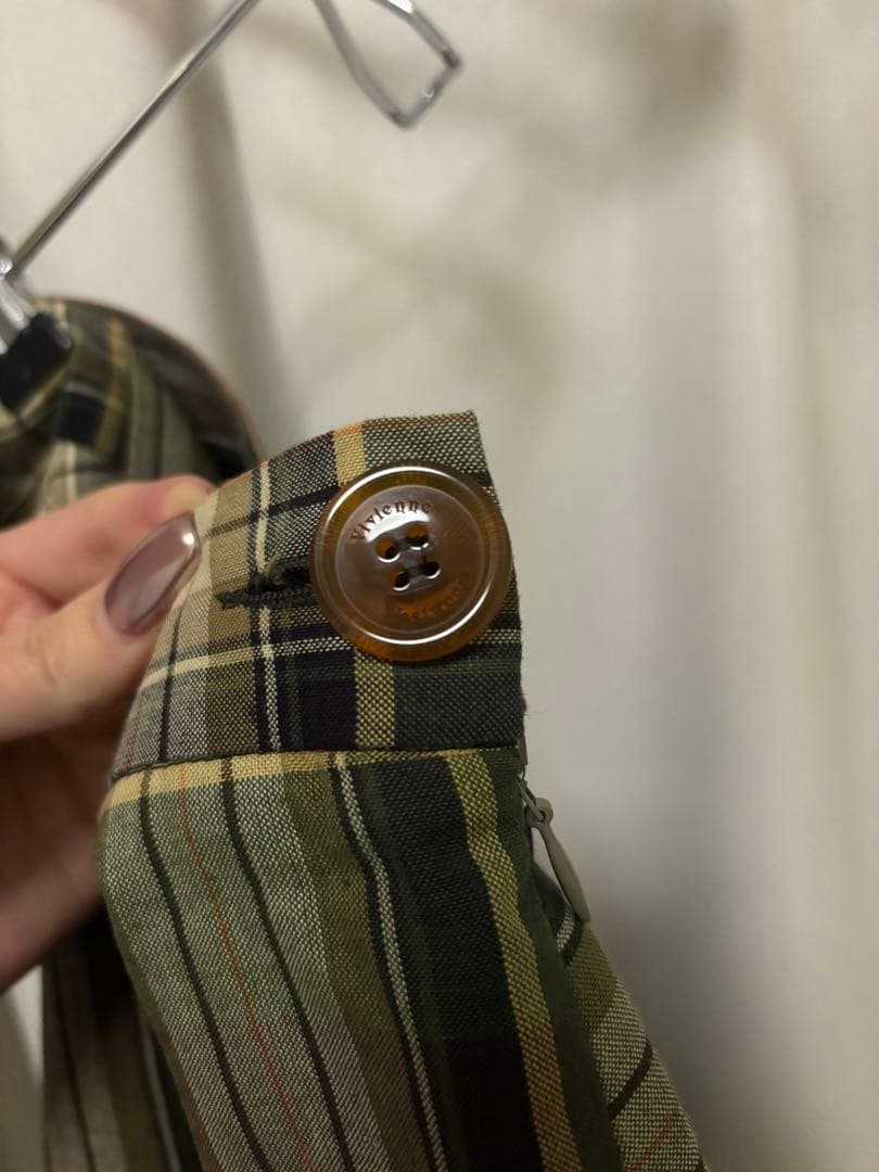 vivienne westwood 変形チェックタイトスカート