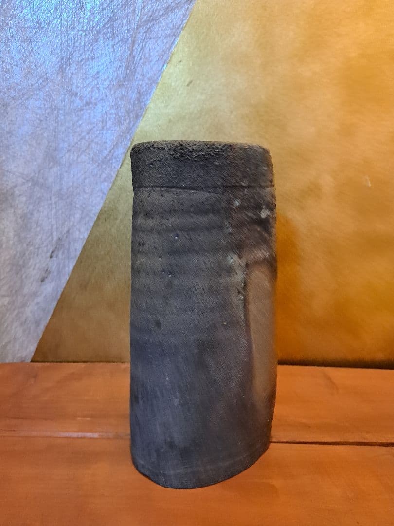 備前焼　山本雄一　花入れ