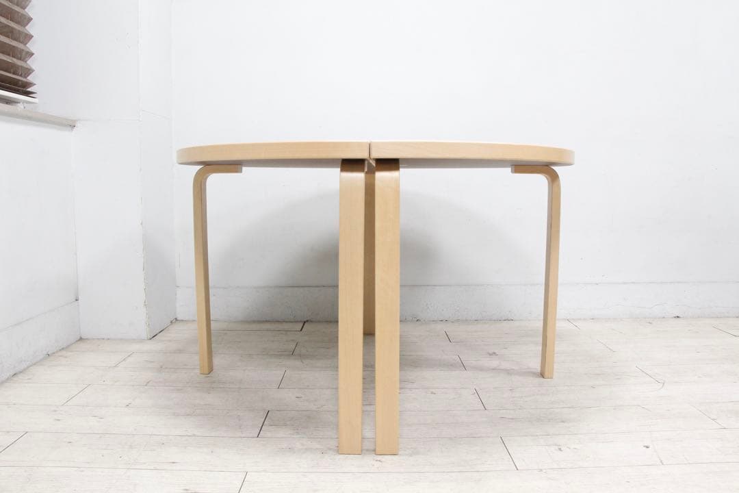 【極美品】artek アルテック TABLE 95 半円形 テーブル 2セット