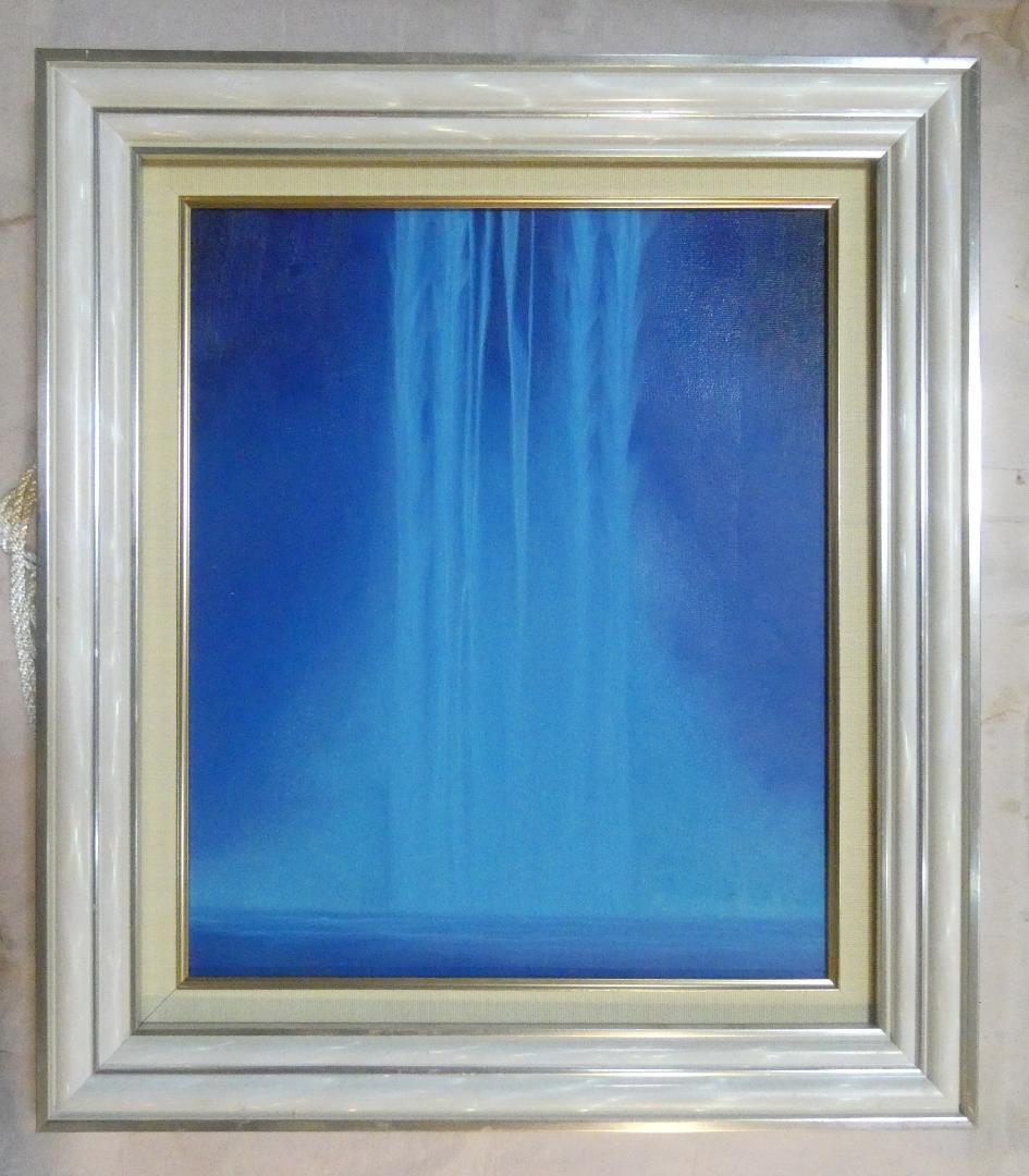 絵画　額付き　千住博　 F8 【　風景　】手描き