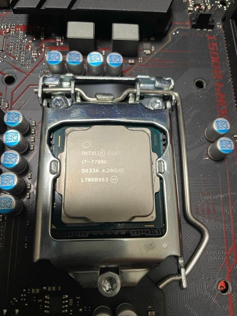core i7 CPU + MSI Z270 マザーボード+メモリ16GBセット