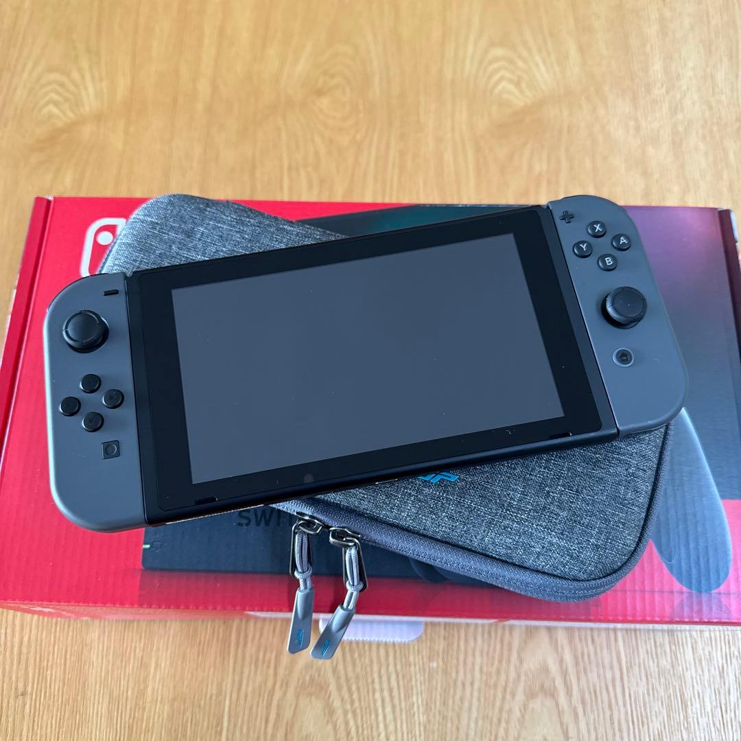 Nintendo Switch グレー 本体 専用ケース付き