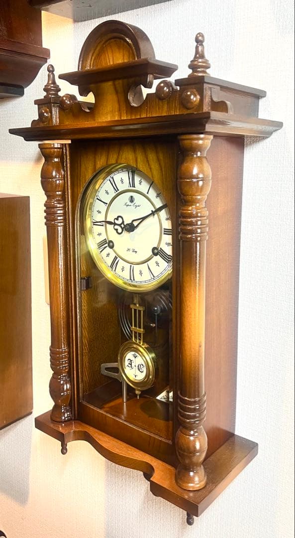 アリス愛知30DAY SuperLight振り子時計ゼンマイ掛け時計