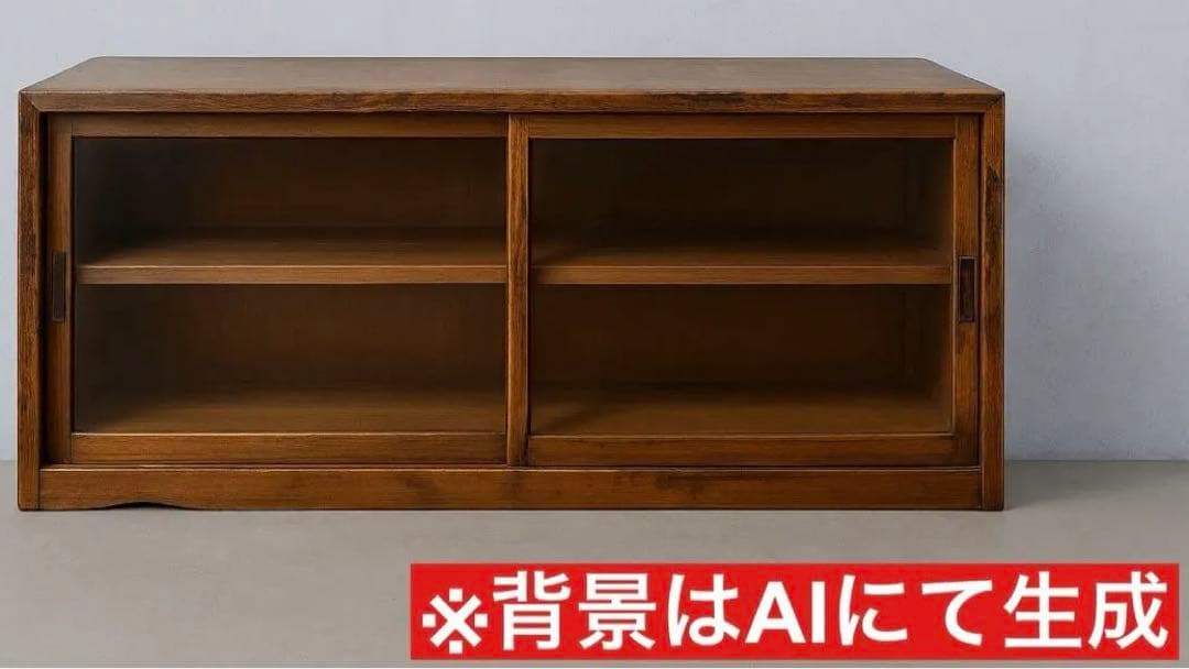 #49 水屋箪笥 食器棚 ショーケース　什器　昭和レトロ　飾り棚　一点もの