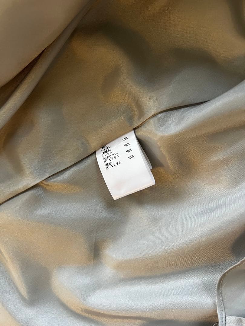 【美品⭐︎】グレースコンチネンタル バイカラーフラワーチュールワンピース グレー