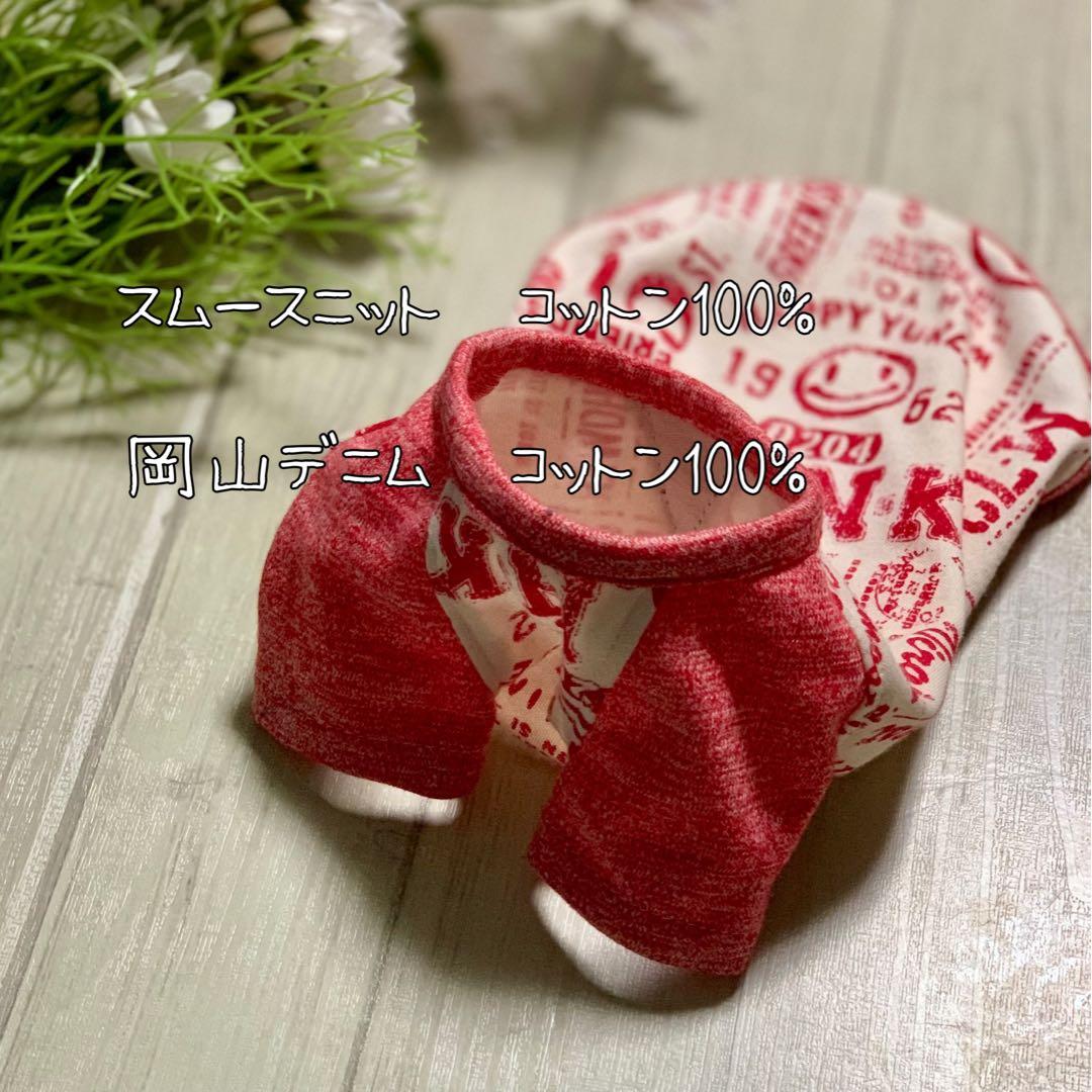 No.24 ハンドメイド犬服 ラグランTシャツ