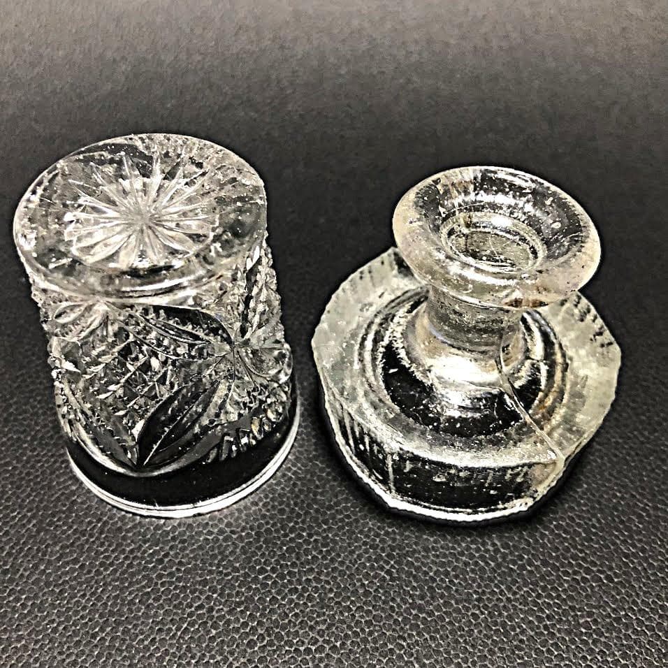 ペロペロ＆ままごと 玩具系ガラス 戦前～ 検索用:金平糖 ニッキ水