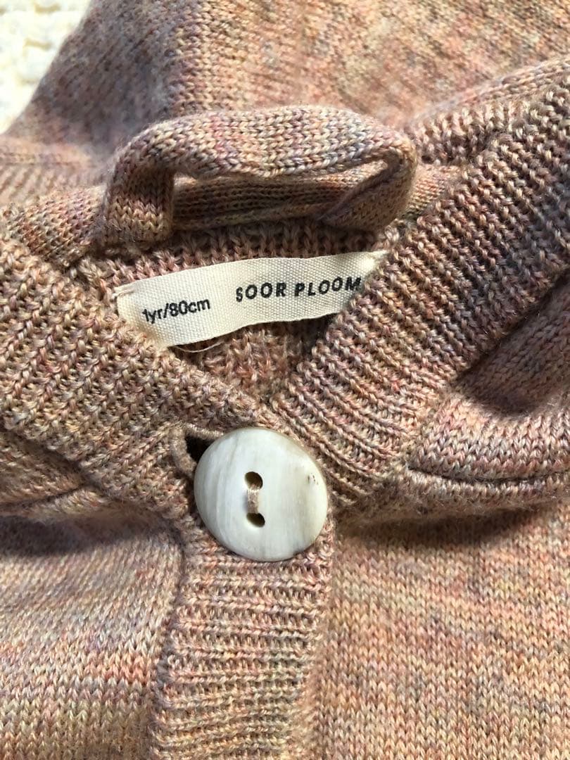 アウター SOOR PLOOM Elfen coat posy 1yr/80cm