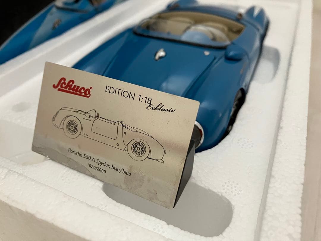 1/18 Schuco ポルシェ 550A スパイダー