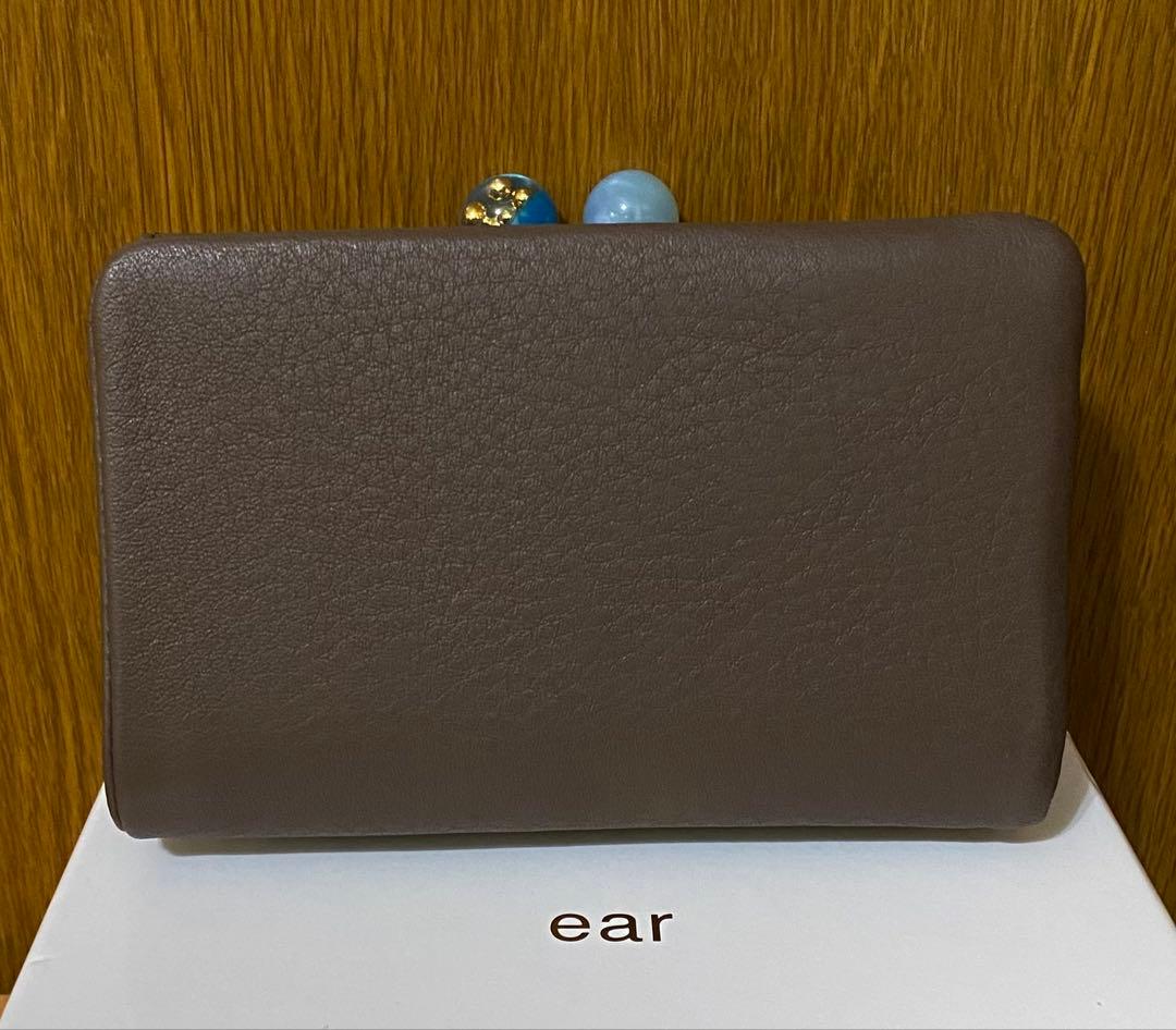 未使用　ear PAPILLONNER イアパピヨネ がま口折り財布