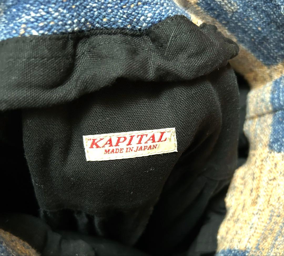 ★キャピタルKAPITAL★ワイドフレアーパンツ★USED美品★