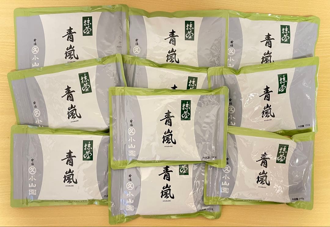抹茶 100g 丸久小山園 青嵐100gx10袋