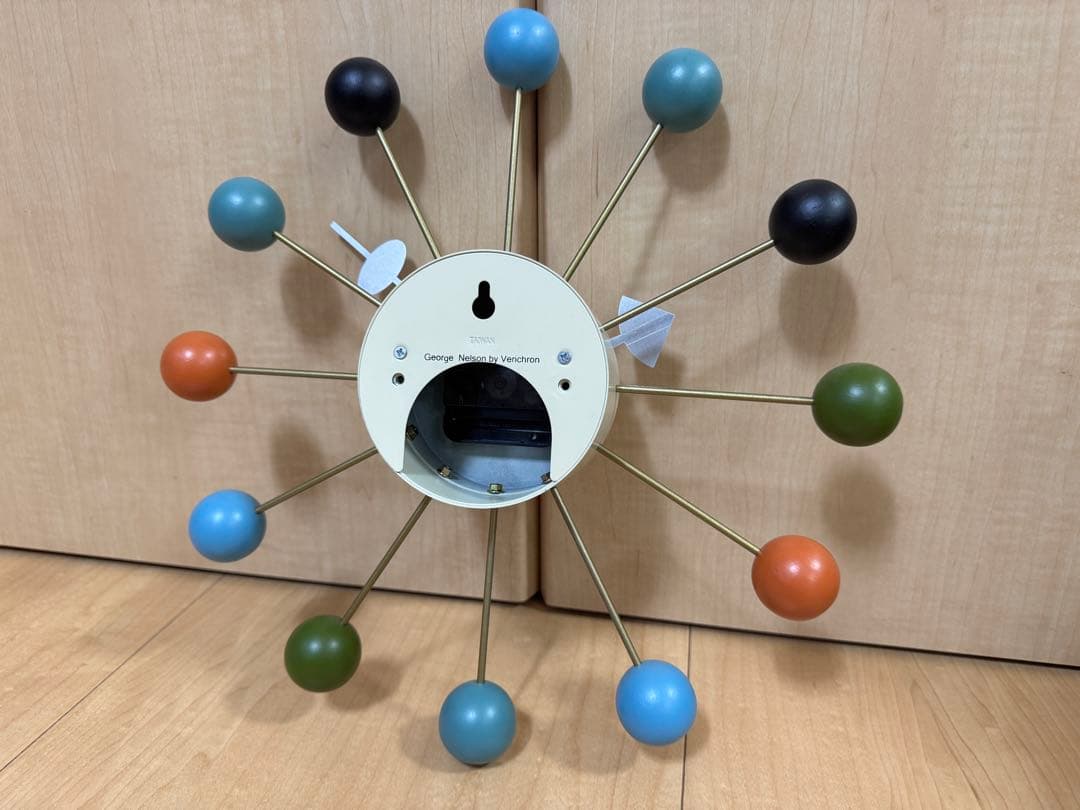 超美品 ジョージ・ネルソン ボールクロック 掛け時計