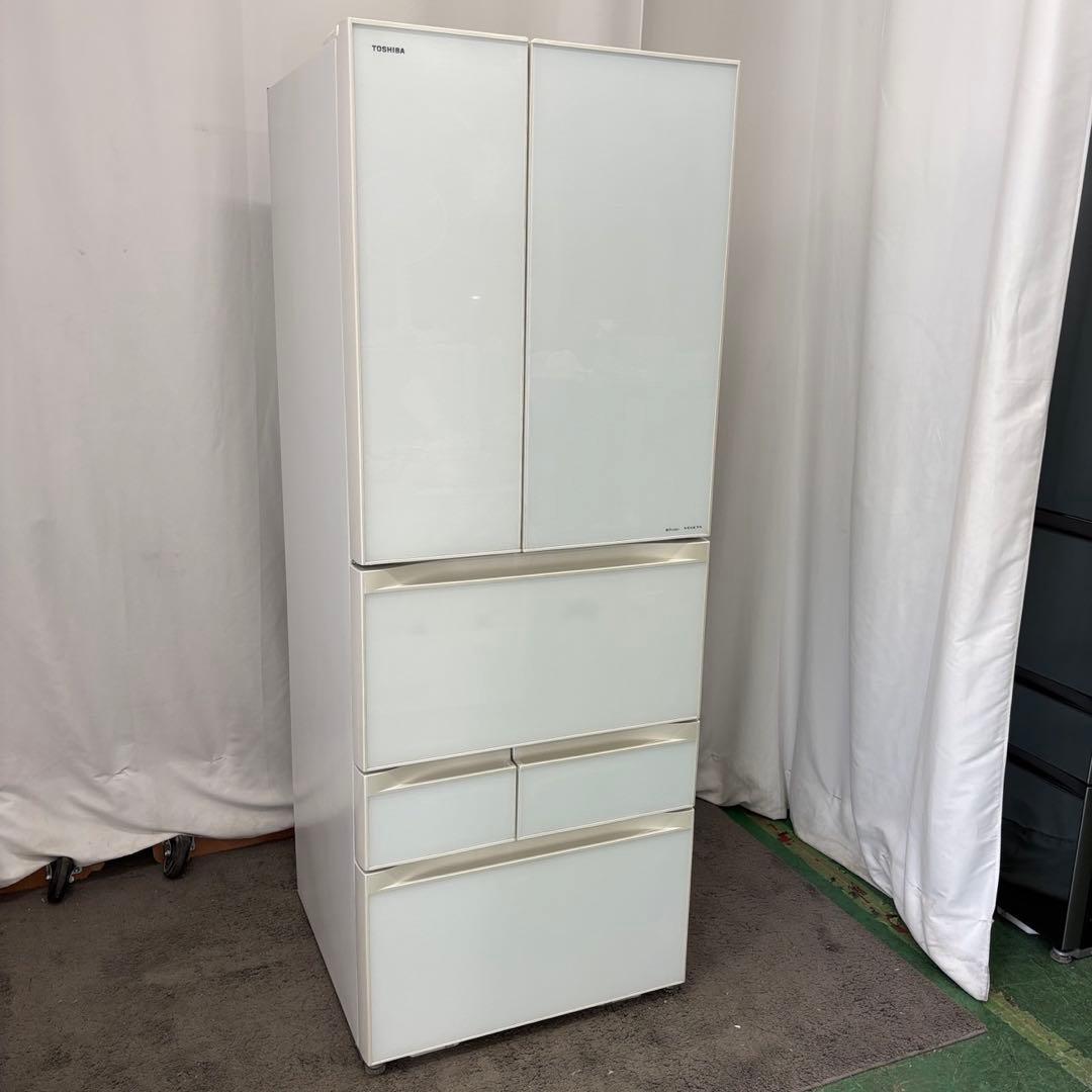 857⭕️冷蔵庫　東芝　500-600ℓ　大型　安い　フレンチドア　設置無料