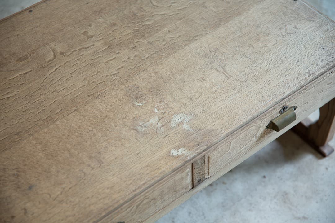 古家具 楢のローテーブル 文机 /幅786 高333 奥行508 送料込