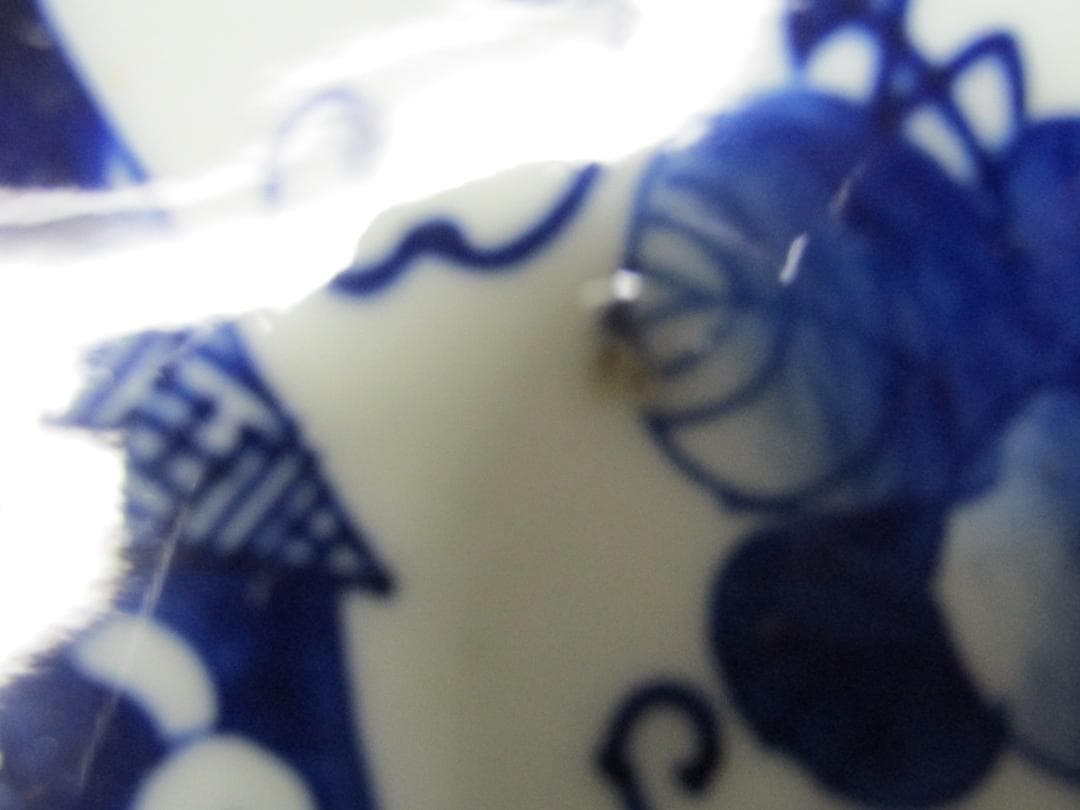 次代に残してほしい一品　伊万里べろ藍大皿　明治（A301)