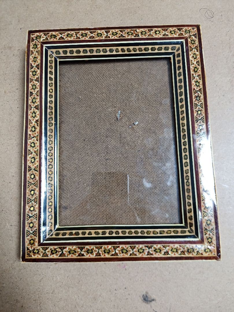 寄木細工　額縁　フレーム