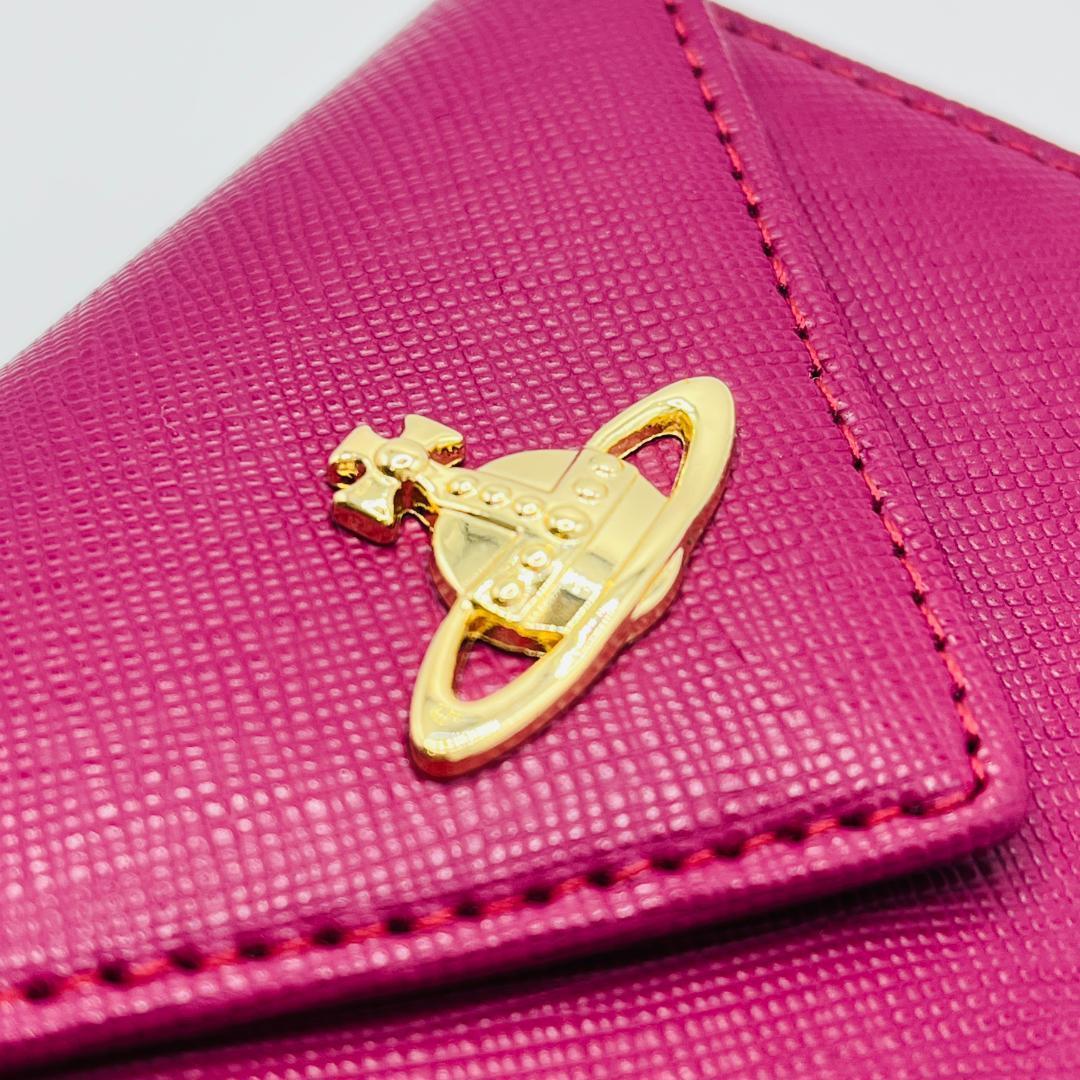 Vivienne Westwood 新品 ミニ財布 レター型 エンジ 赤 折財布