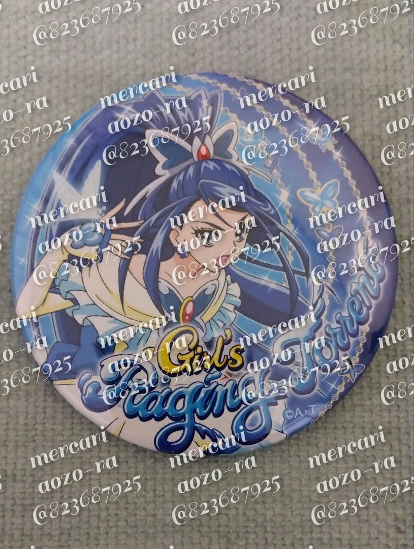 yes!プリキュア5 キュアアクア トゥインクル缶バッジ7 Lucky!