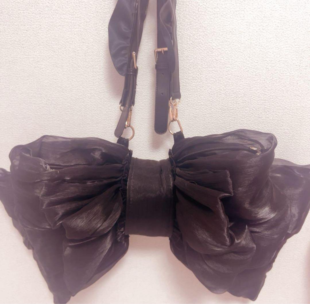 BOGUTA ふわふわおリボンbag L