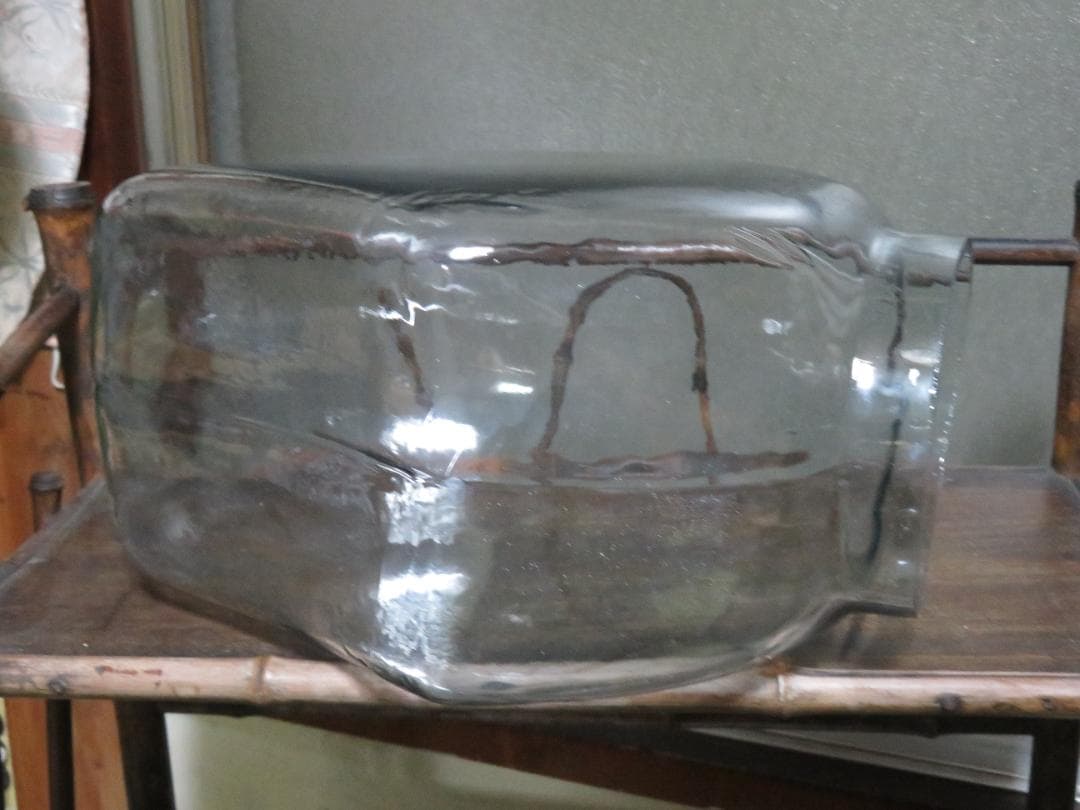 ◆393◆【昭和レトロ】蓋付ガラス 駄菓子瓶 アルミ蓋 アルミ蓋