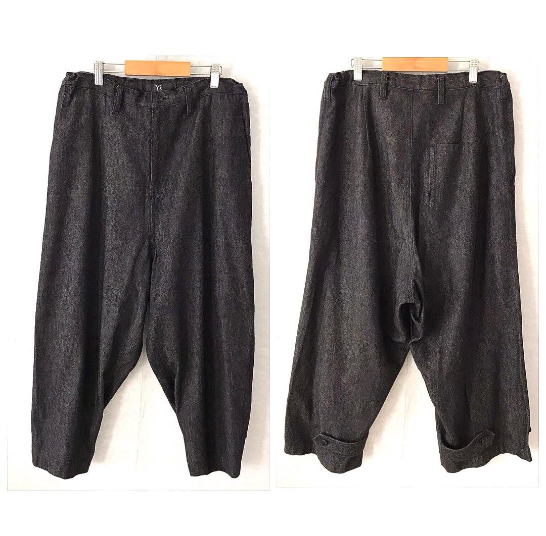 Y`s ヨウジヤマモト デニム サルエルパンツ 美品 ブラックデニム 1