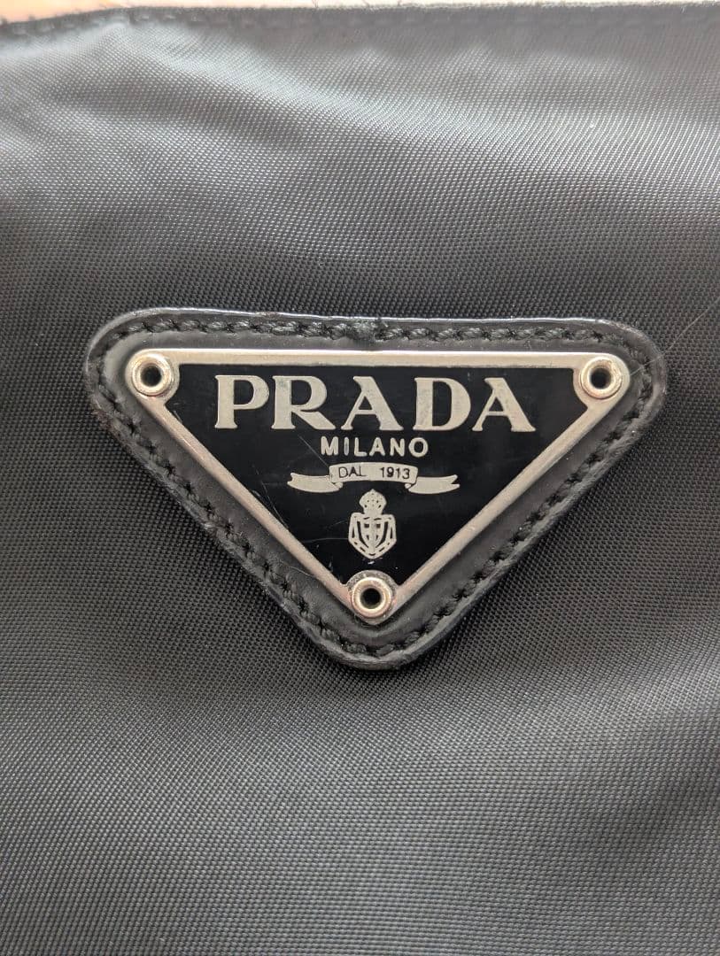 【正規品】PRADA プラダ ナイロン ショルダーバッグ 34白タグ有