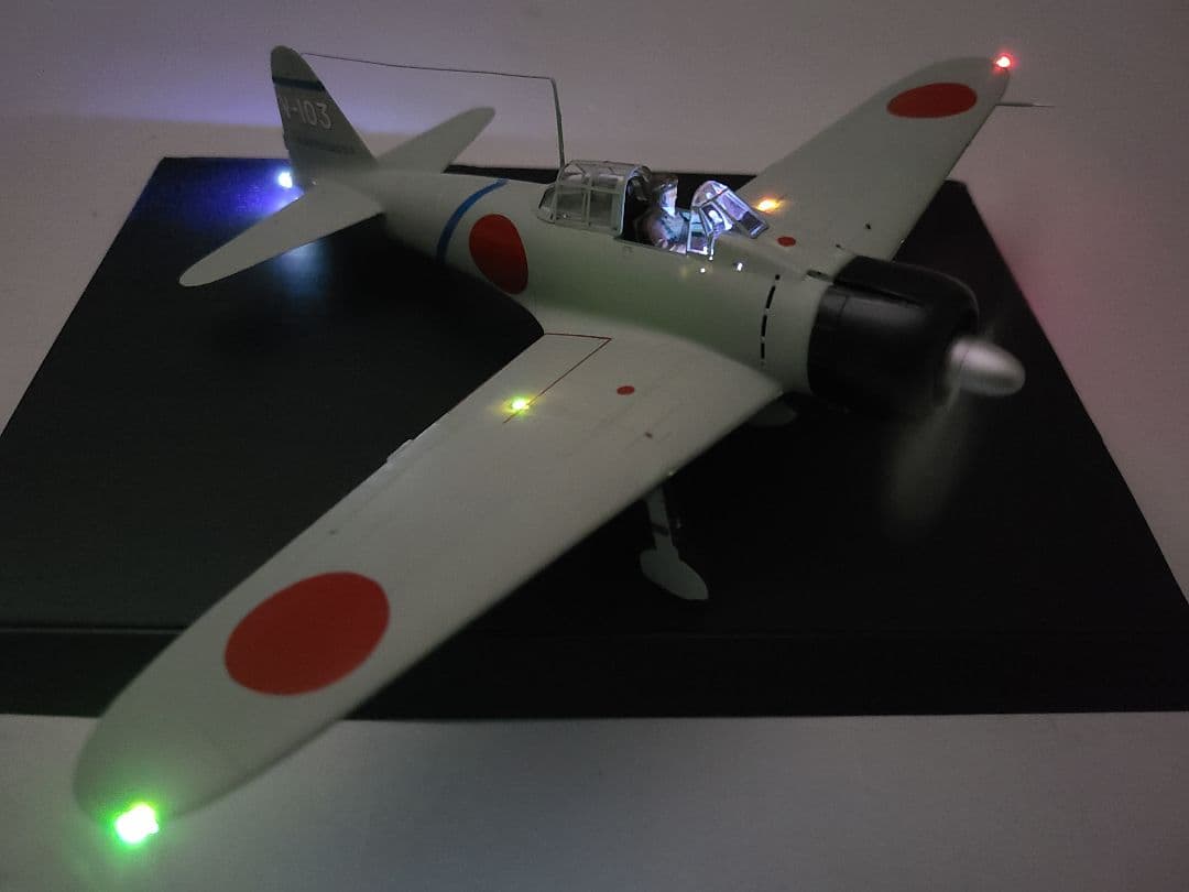 零式艦上戦闘機21型 リアルモーターライズ完成品 タミヤ1/48