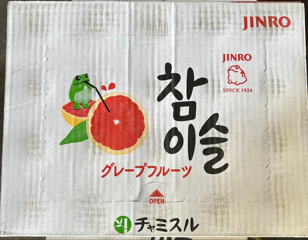 チャミスル ピーチ、グレープ、フレッシュ360ml x 各味20本(合計60本)