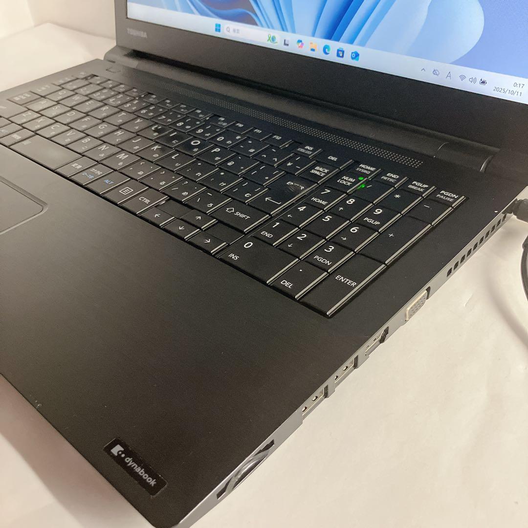 Win11 2018年製dynabook　コア5-７世代 SSD　DVD搭載