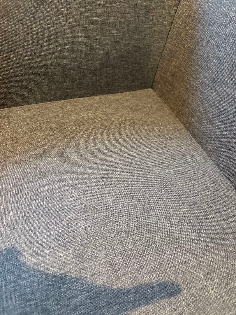 セルタン　日本製　ローコーナーソファ 3点セット デニム生地グレー