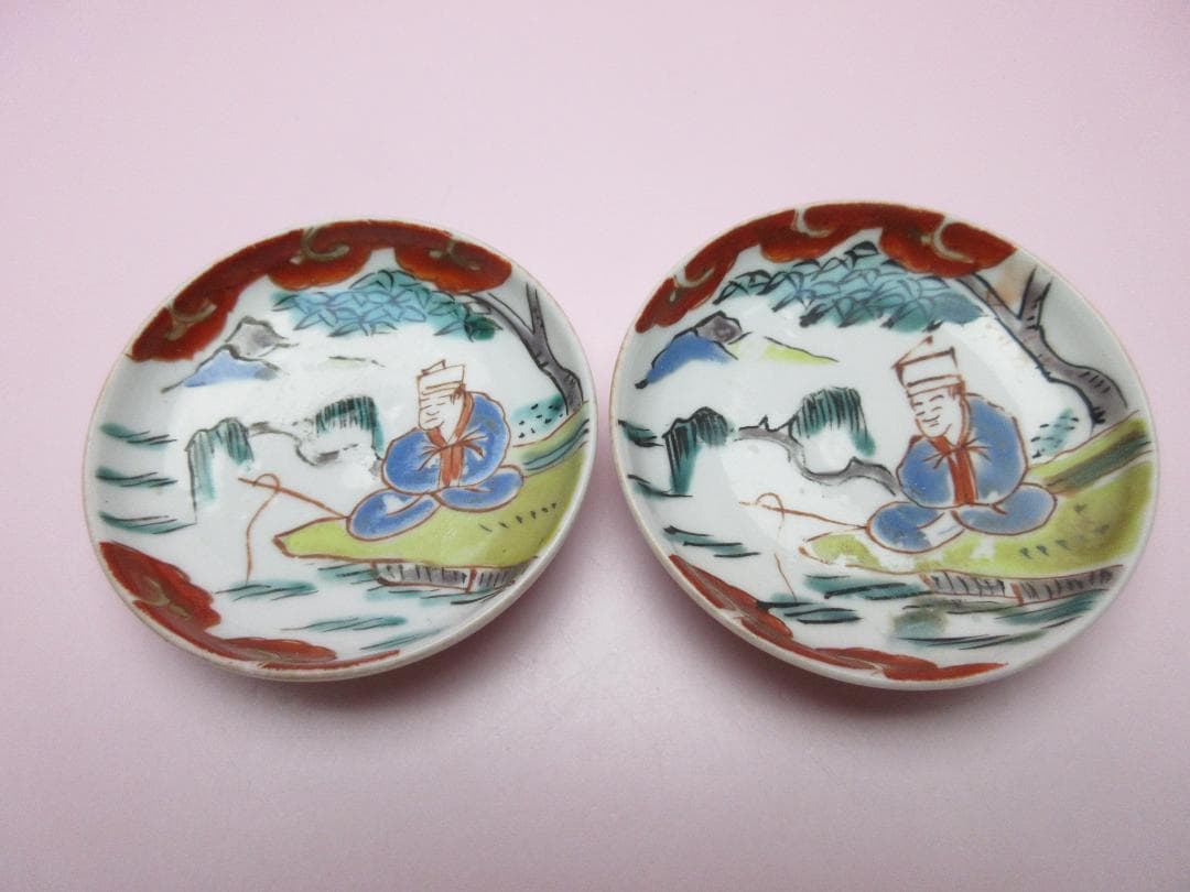 時代 人物紋 豆皿 小皿 10枚 61228