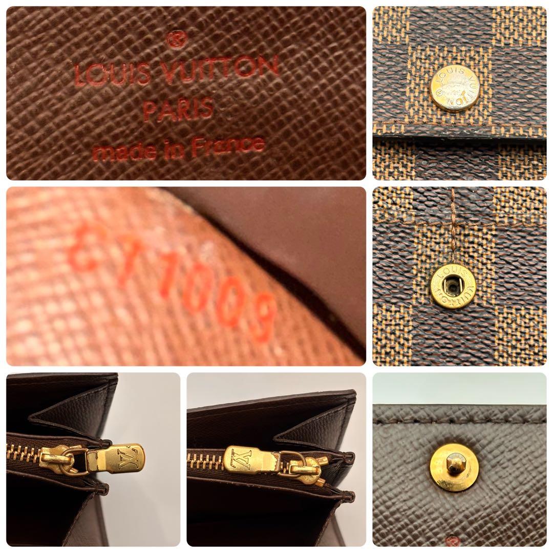 鑑定済み✨ルイヴィトン✨ダミエ✨ポルトフォイユ・サラ 二つ折り 長財布