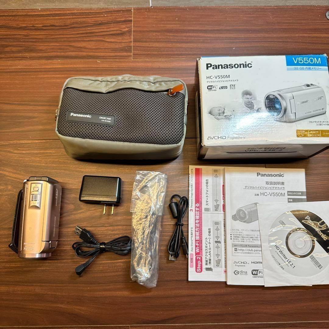 Panasonic HC-V550M-T ビデオカメラ 2785