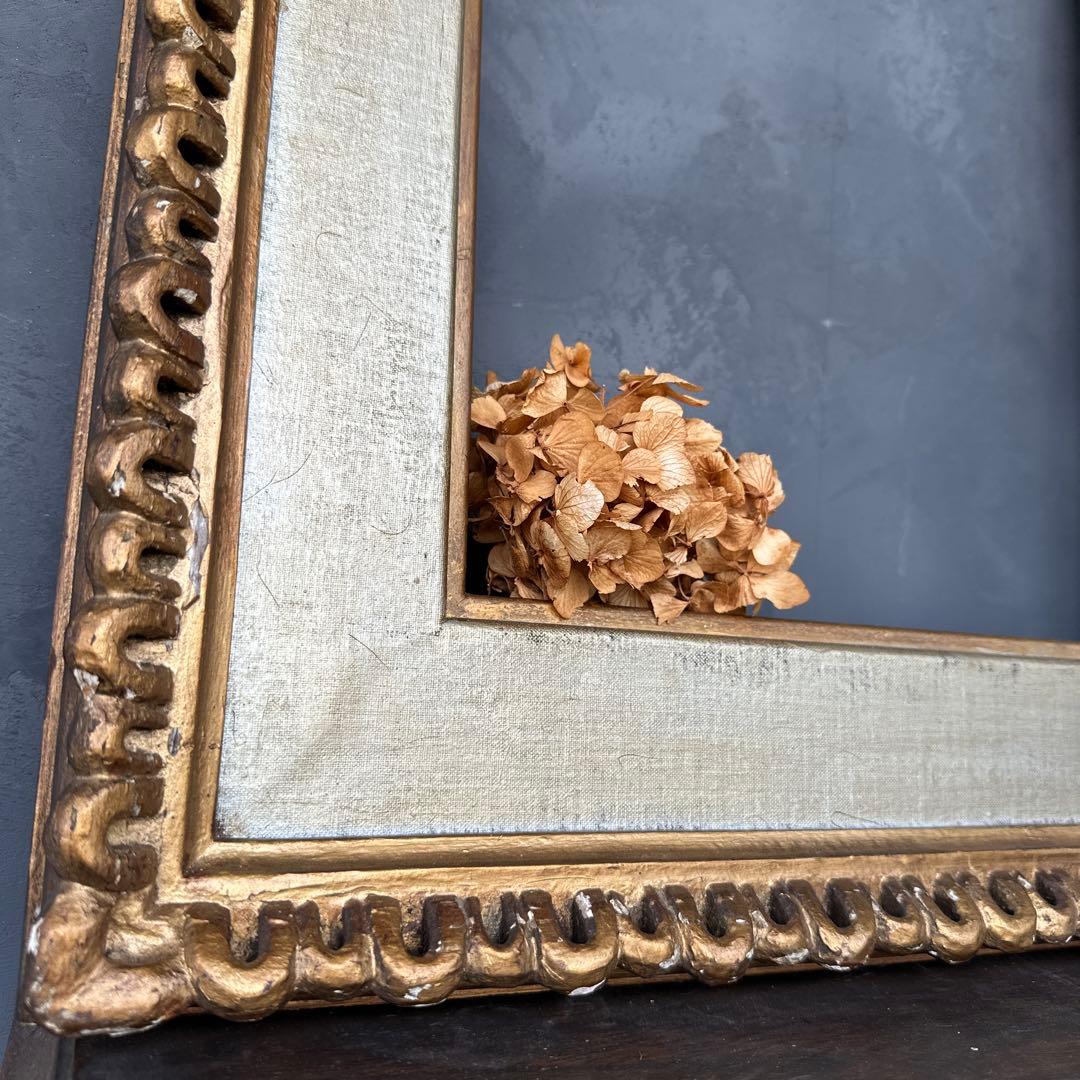 瞬間大幅お値下げ❣️希少品❣️アンティーク　木製額縁　ディスプレイに！