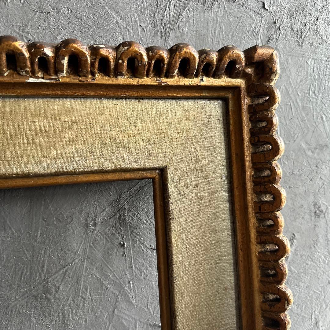瞬間大幅お値下げ❣️希少品❣️アンティーク　木製額縁　ディスプレイに！