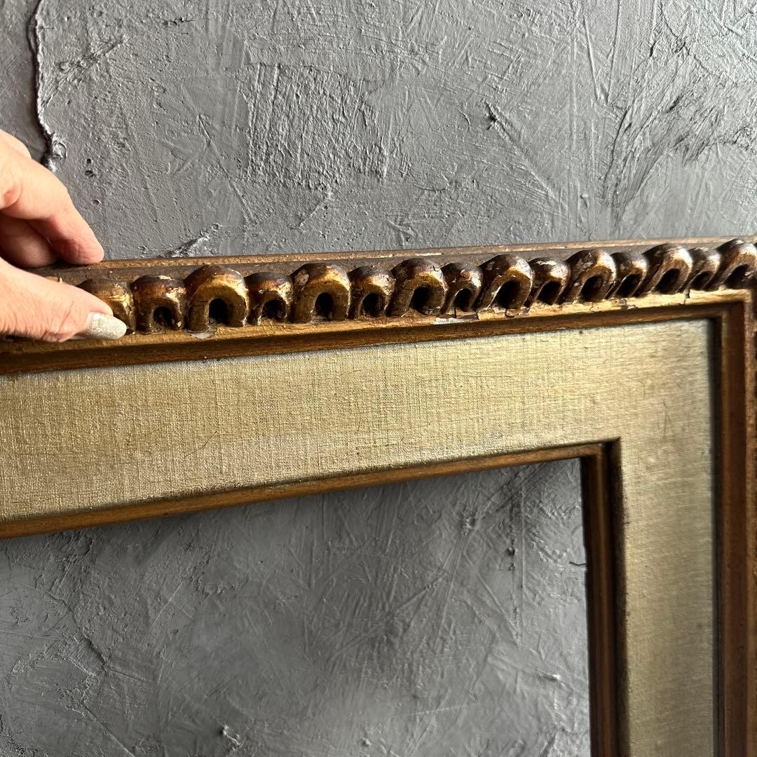 瞬間大幅お値下げ❣️希少品❣️アンティーク　木製額縁　ディスプレイに！