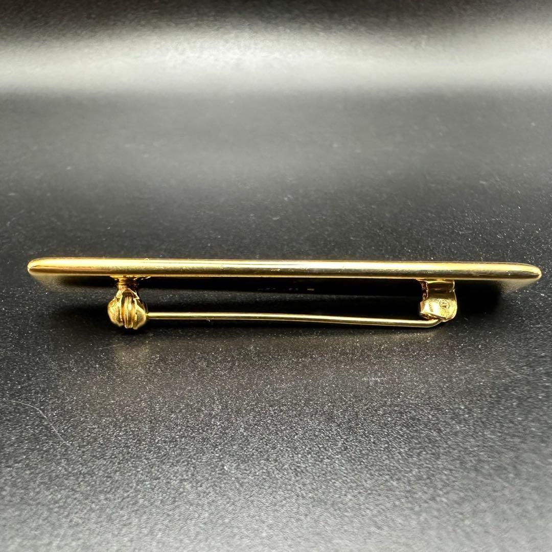 極美品✨　エルメス　ブローチ　エマイユ　七宝焼　ゴールド　1483