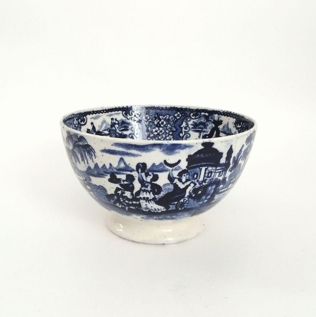 阿蘭陀焼 デルフト ペトルス・レグー窯 銅版転写 カフェオレボウル アンティーク