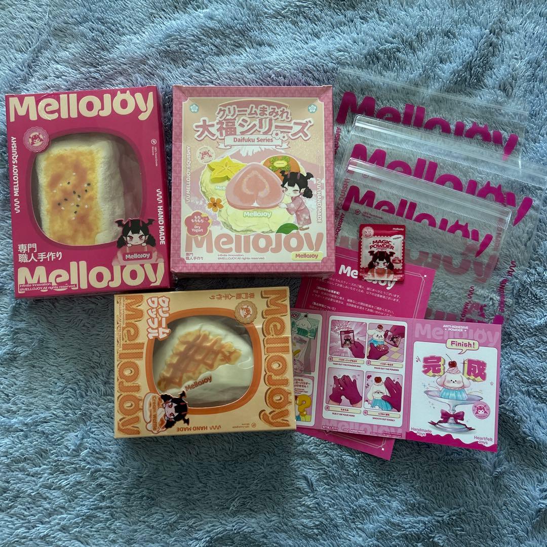 melljoy 大福　ワッフル　大満足焼き餅　新品未開封　シュリンク付き