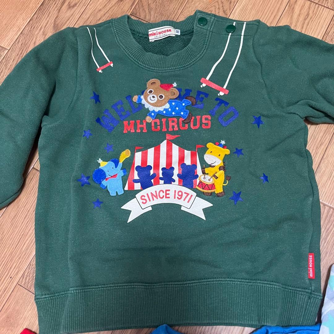 美品　ミキハウス★ まとめ売り　トレーナー　ロンT 90