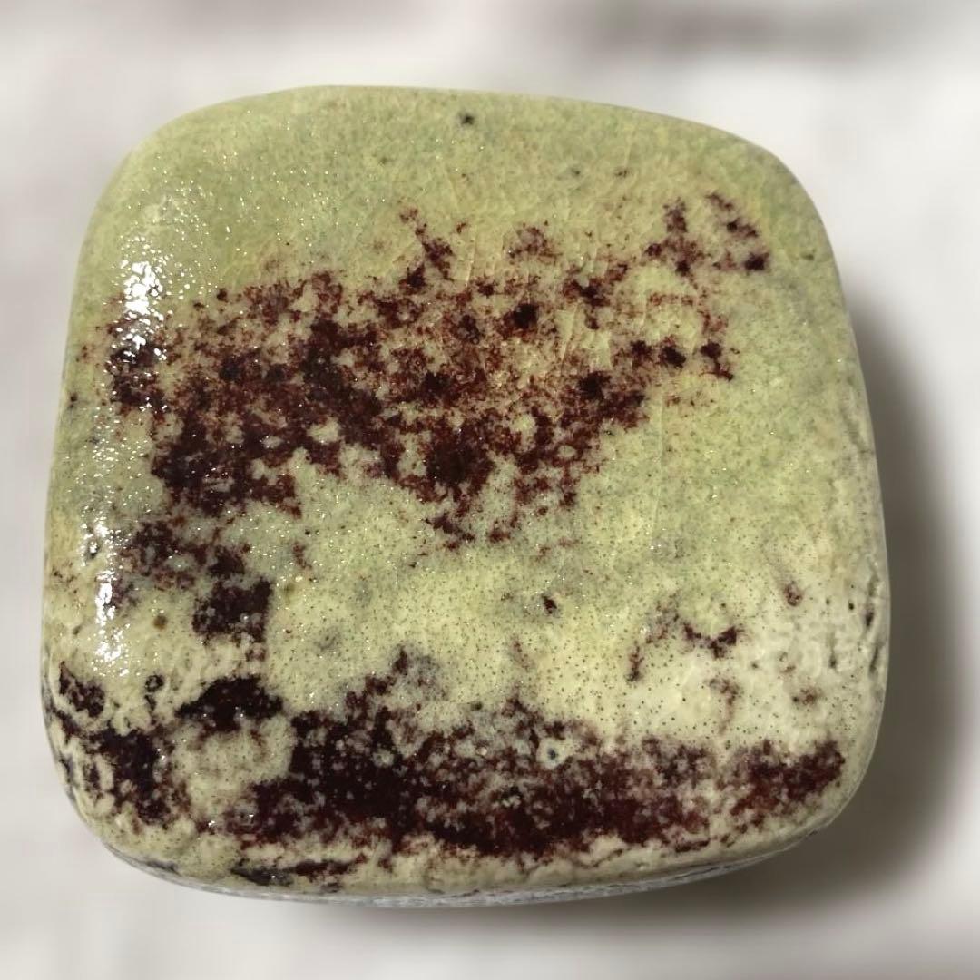 J-13 香合　鯉江茲方　常滑焼　茶道具　共箱　アンティーク　美術品　工芸品