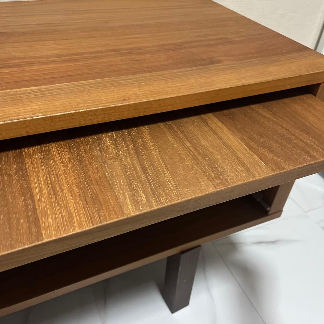 ウッドブラウン 木製テレビ台 3引き出し