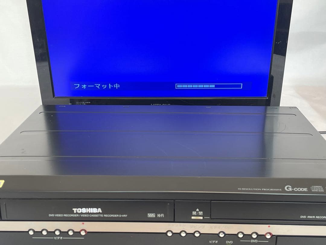 TOSHIBA D-VR7 ダビング機能搭載機　分解メンテナンス済み