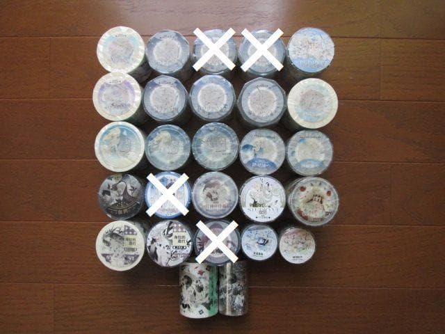 海外 人物マスキングテープ まとめ売り 19本＋4本