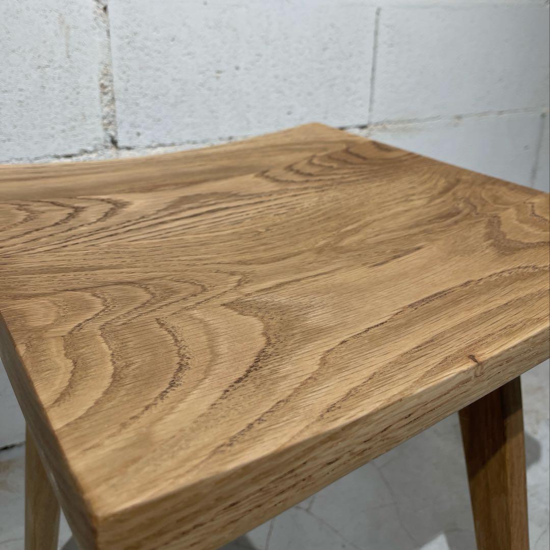 リフレッシュタイプチェア　ロータイプ　オーク無垢材　ウチダ