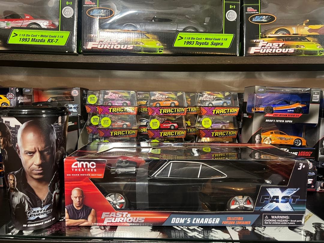 【希少】超特大 ワイルドスピード ミニカー ポップコーンバケット チャージャー