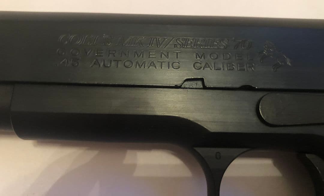 【廃版!レア】WA SCW コルトガバメント シリーズ70 カーボンブラック