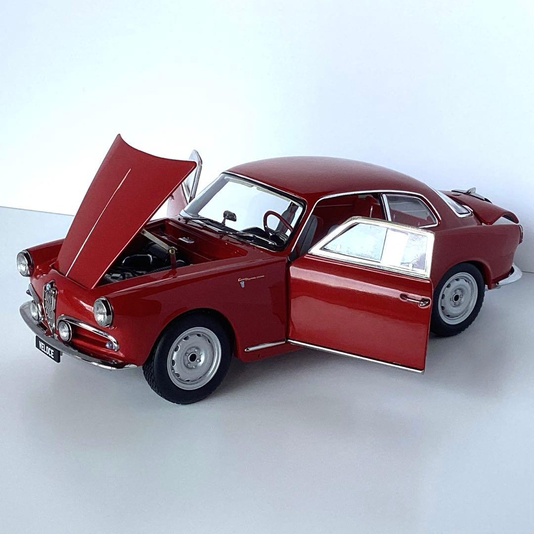 京商1/18 アルファ ロメオ ジュリエッタ スプリント ヴェローチェ レッド